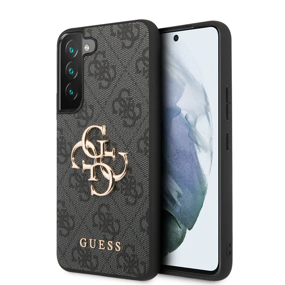 Guess GUHCS24L4GMGGR S24 Ultra S928 czarny/black hardcase 4G Big Metal Logo