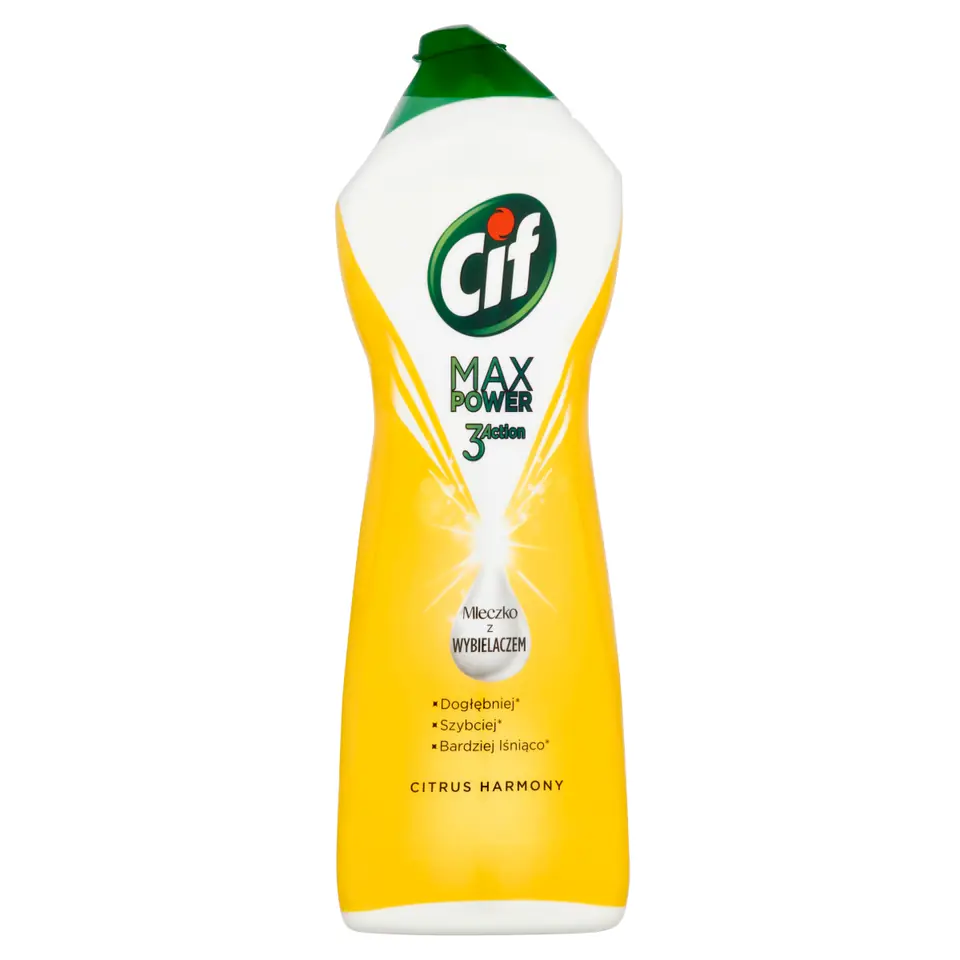 Mleczko CIF czyszczące 1001g Max Power Citrus Harmony