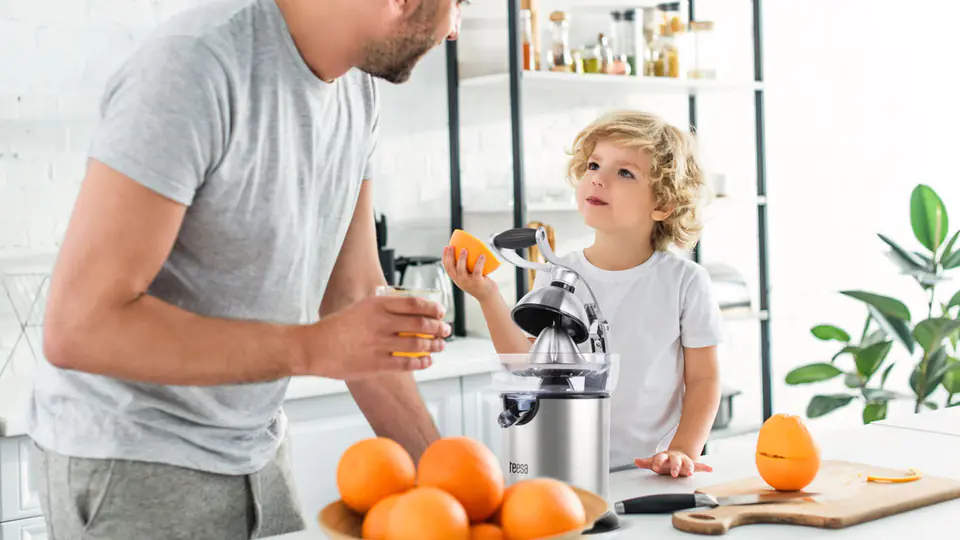 Citrus juicer with handle