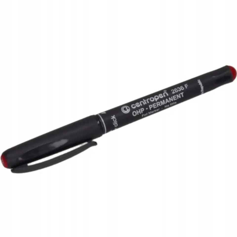 Marker permanentny OHP F 0.6 czerwony 2636 CENTROPEN