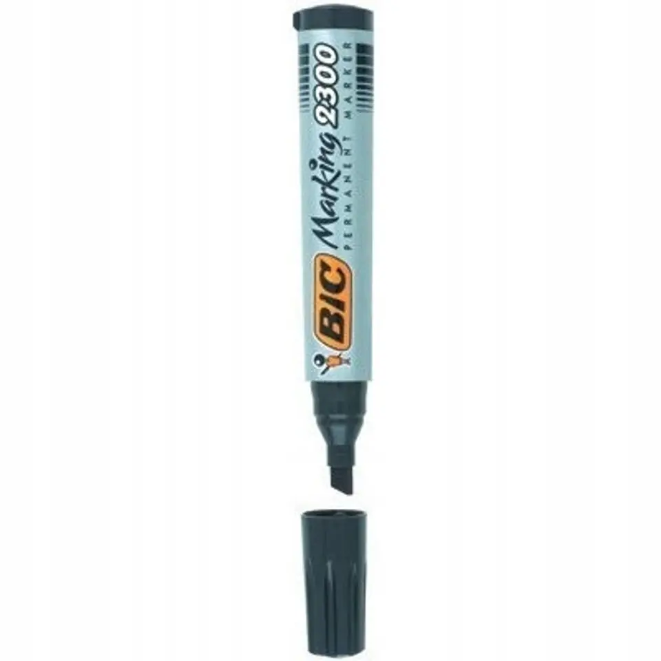 Marker ECO permanentny BIC 2300 czarny ścięta końcówka 8209263