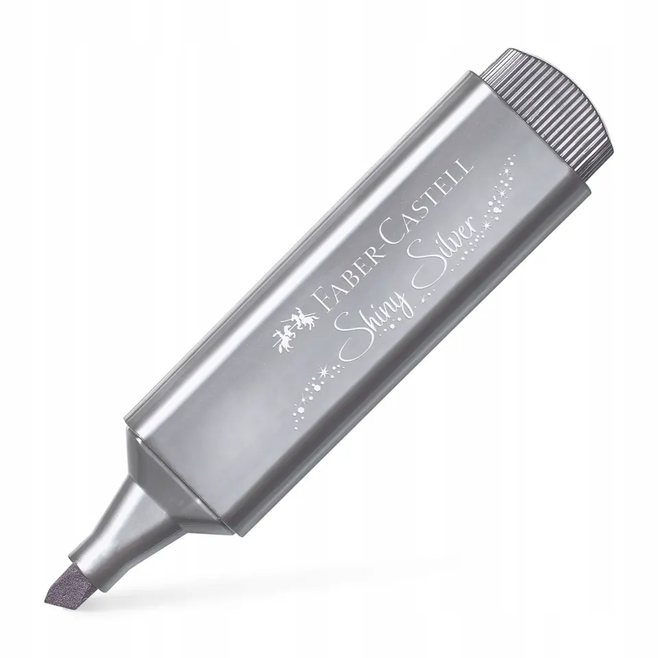 Zakreślacz 1546 metaliczny srebrny 154661 FC FABER-CASTELL