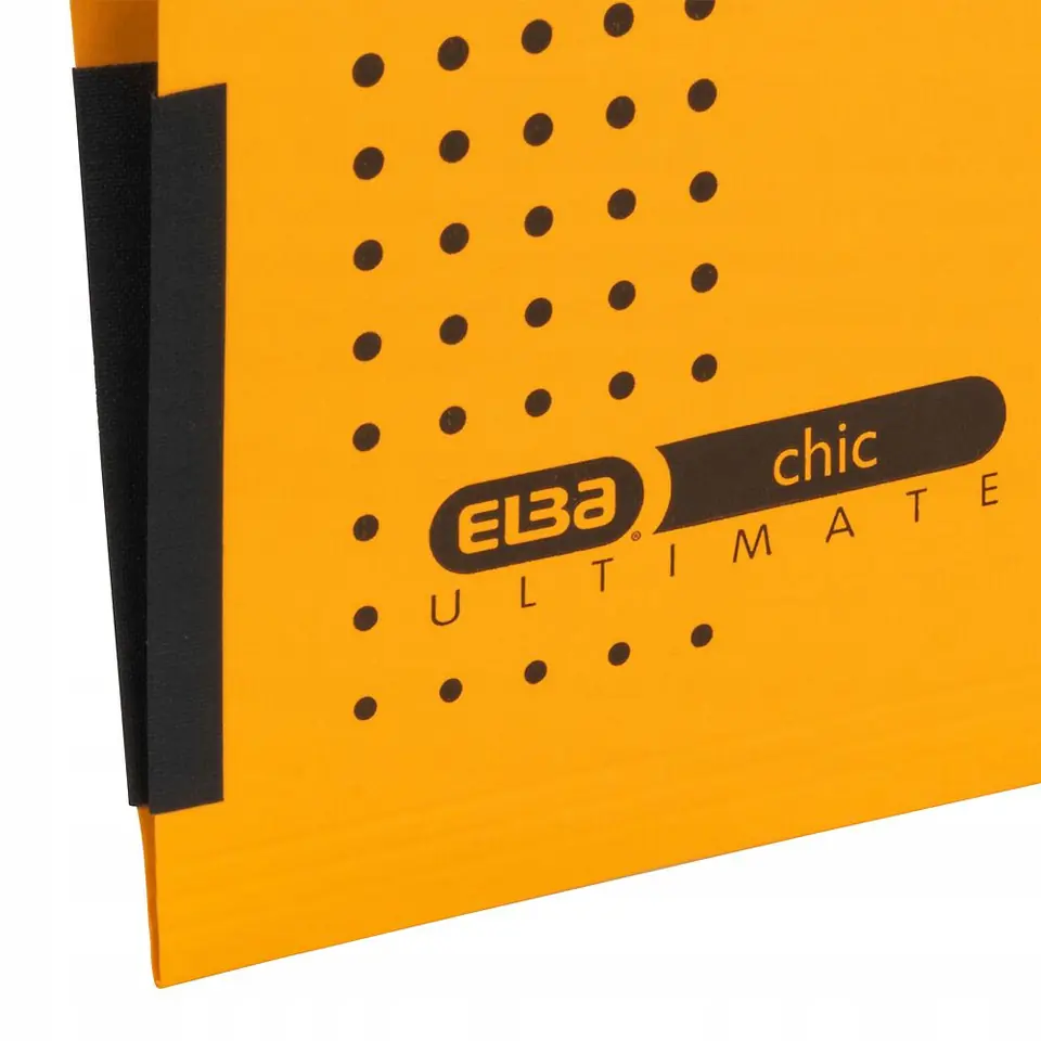 Teczka wisząca CHIC ULTIMATE z płóciennymi boczkami żółta 100552103 ELBA
