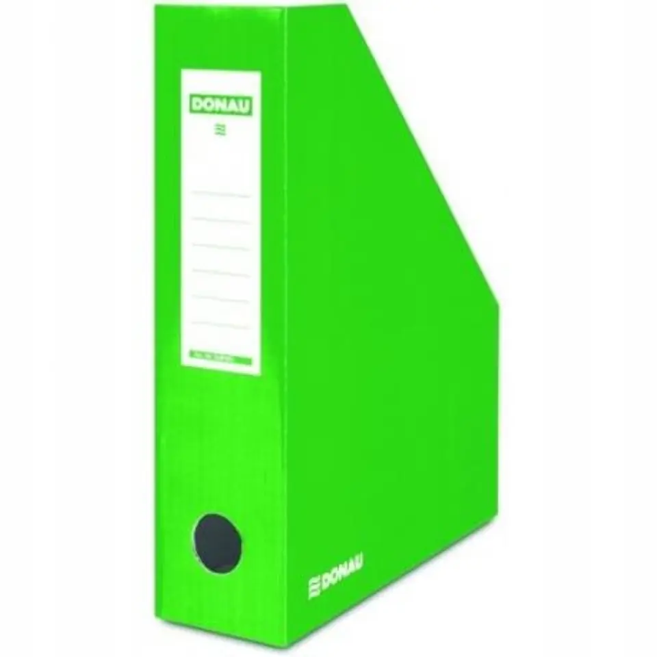 Pojemnik na dokumenty,ścięty A4/100mm zielony 7648101-06 DONAU