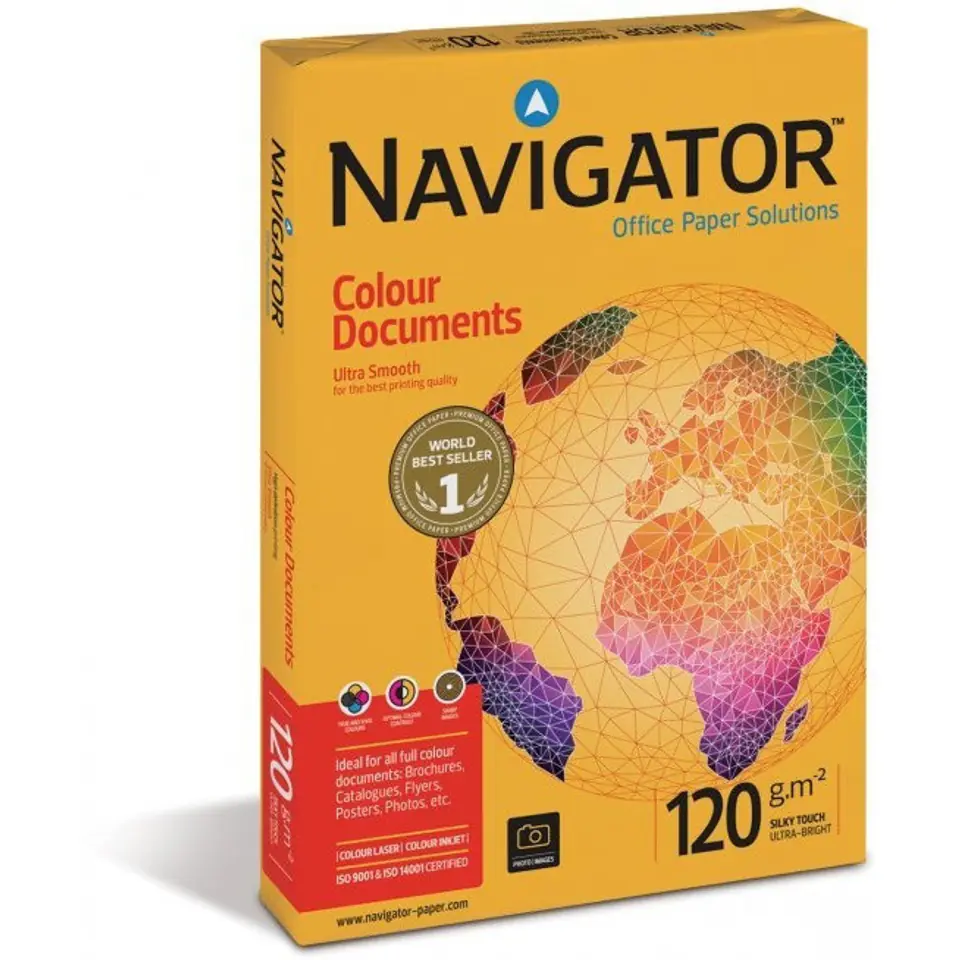 Papier ksero A4 120g NAVIGATOR COLOUR DOCUMENTS