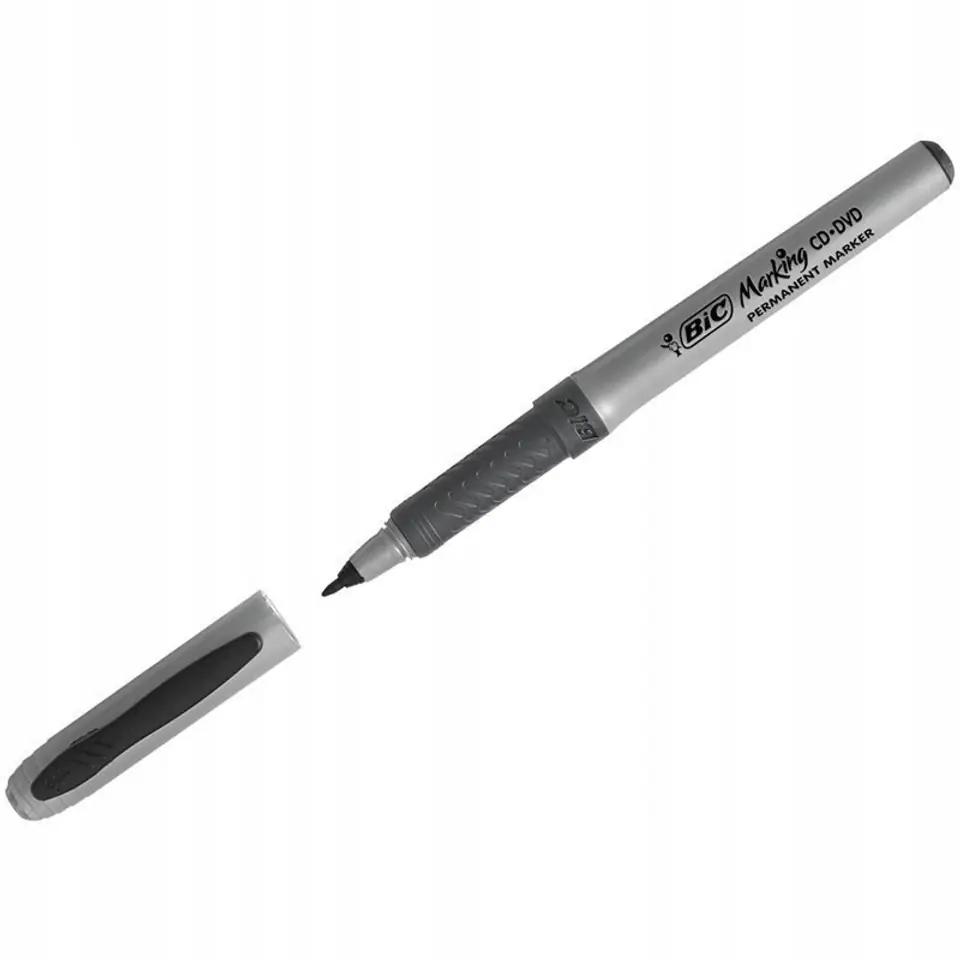 Marker do płyt CD BIC Grip czarny 8290801