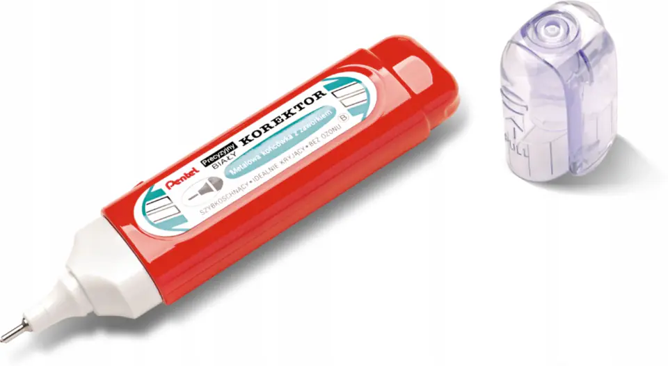 Korektor w piórze PENTEL ZLC31 12ml metalowa końcówka płaski