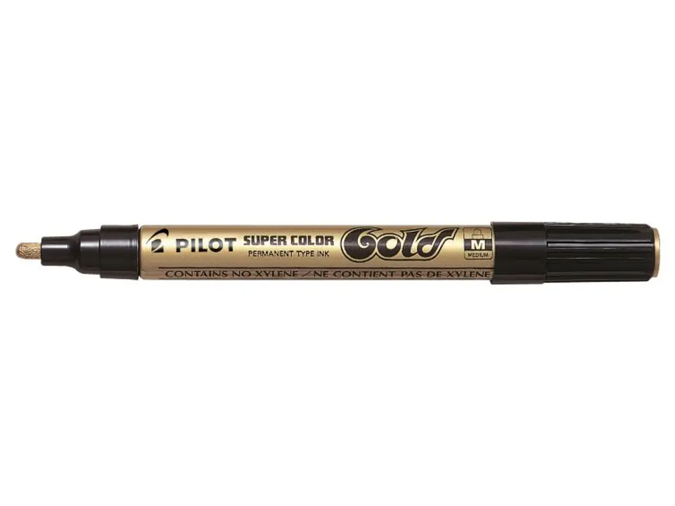 Marker olejowy PILOT grubość M złoty PISC-PBGM