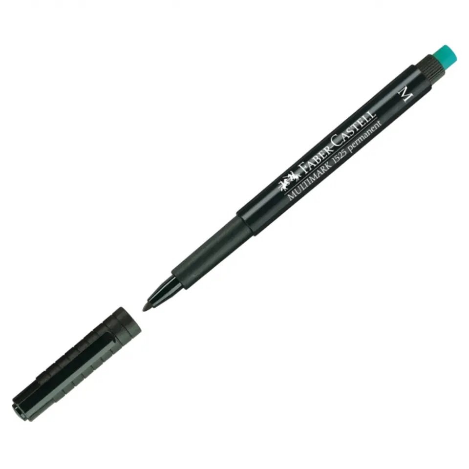 Foliopis z gumką OHP MULTIMARK M 1.0mm czarny 152599 FABER-CASTELL