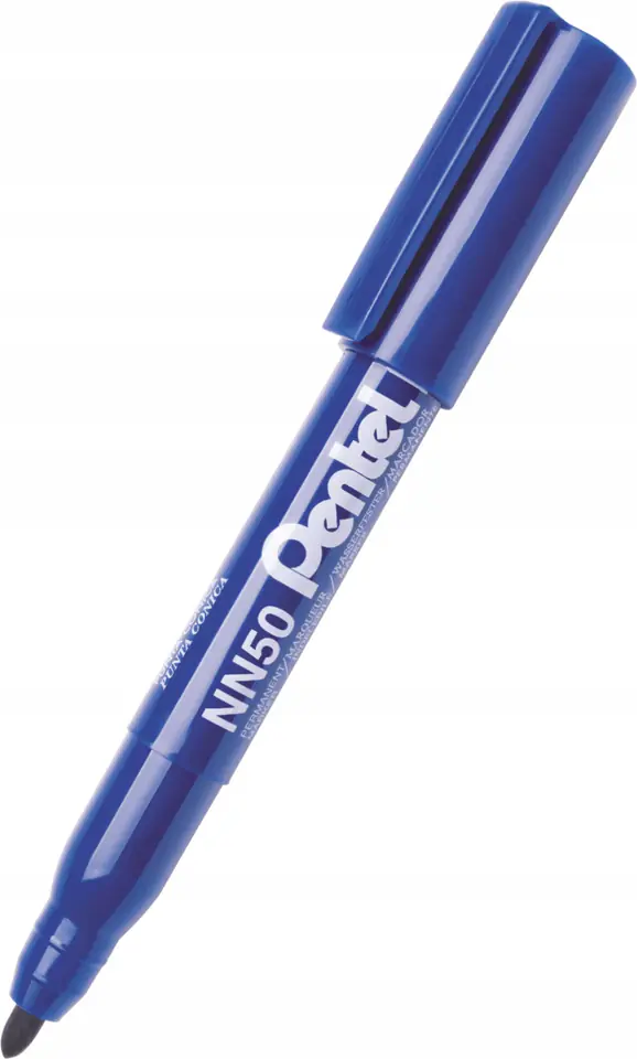 Marker permanentny NN50 niebieski okrągła końcówka PENTEL
