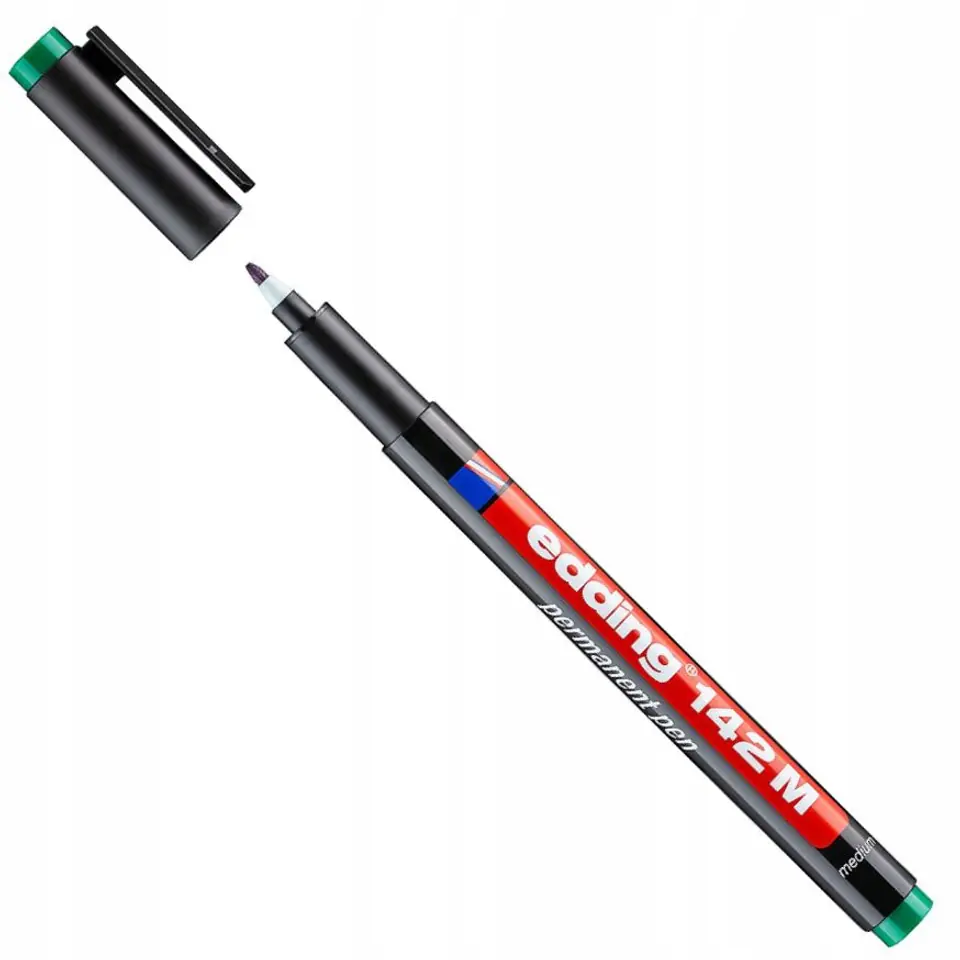 Marker niezmywalny do folii 1mm zielony 142M/004/ZI ED EDDING
