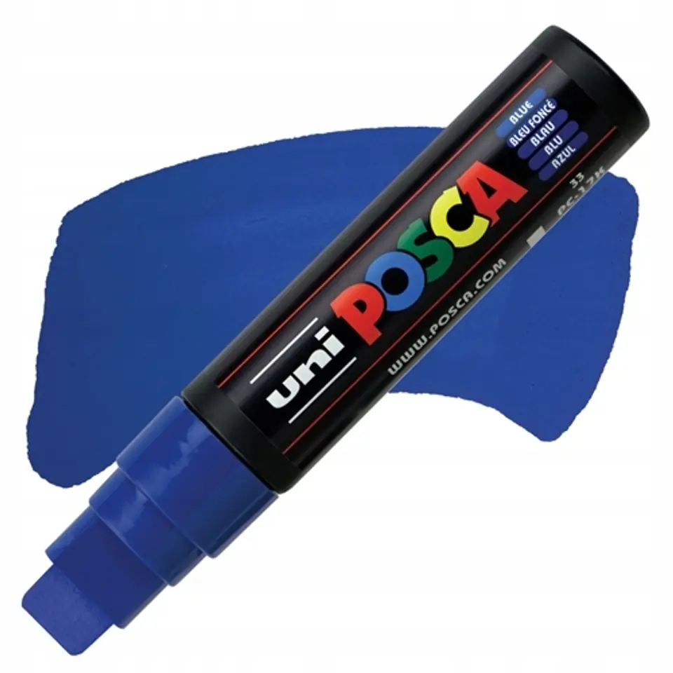 Marker z farbą plakatową UNI Posca PC-17K niebieski