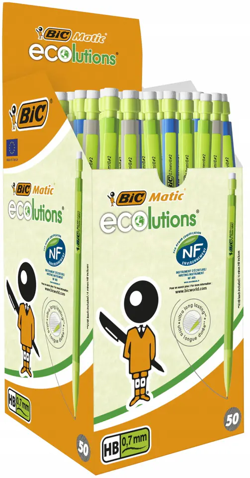 Ołówek automatyczny 0,7mm ECOLUTION MATIC 8877191 BIC