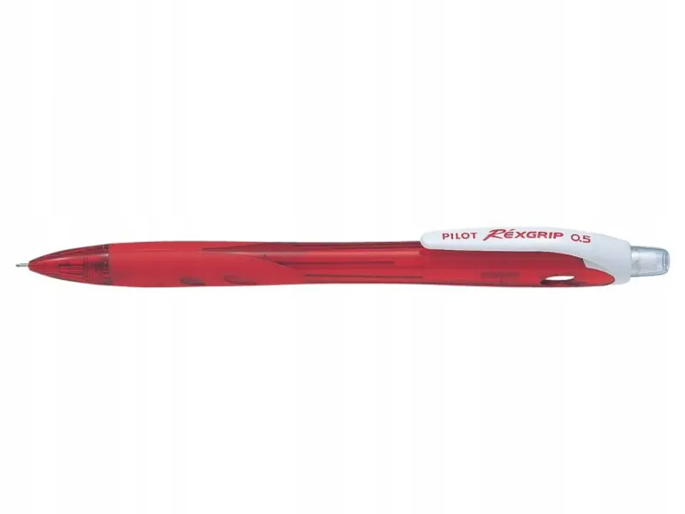 Ołówek automatyczny czerwony REXGRIP BG HRG-10R-R-BG PILOT