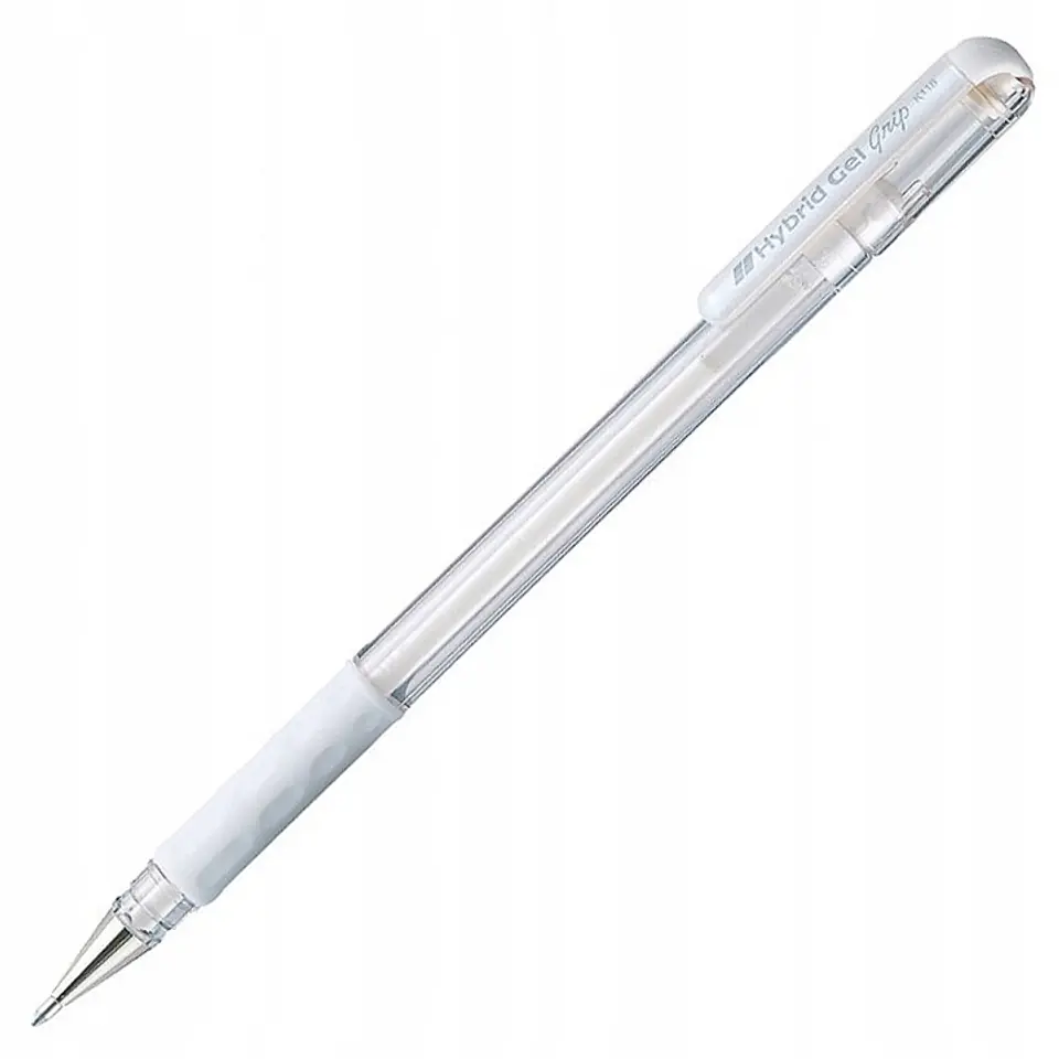 Pioro kulkowe K108/K118-LW pastel białe PENTEL