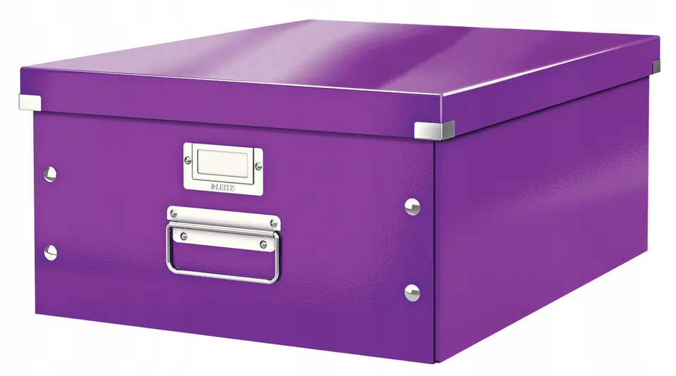 Pudełko LEITZ Click & Store A3 fioletowe 60450062