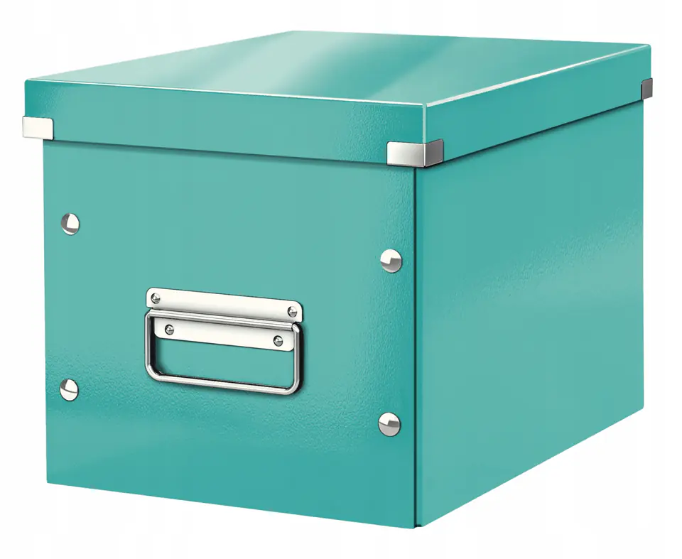 Pudło uniwersalne Click&Store rozmiar M turkusowe 240x260x260mm 61090051 LEITZ WOW