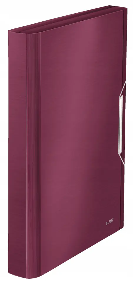 Teczka 6przegródek LEITZ STYLE A4 Rubinowa czerwień 250k 39570028
