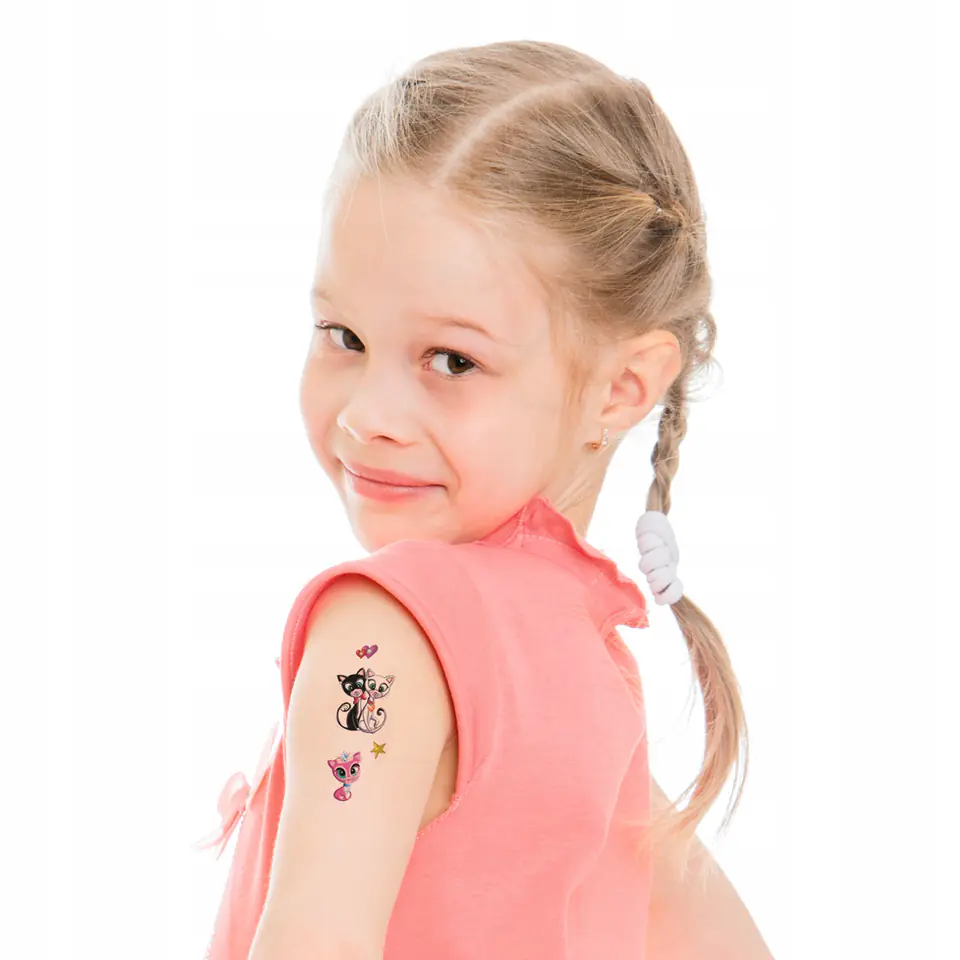 Naklejki tatuaże dla dzieci KOTY 56675 Z-DESIGN KIDS TATTOO AVERY ZWECKFORM