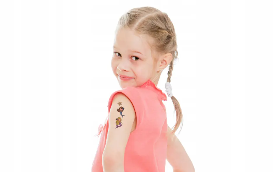 Naklejki tatuaże dla dzieci SYRENKI 56763 Z-DESIGN KIDS TATTOO AVERY ZWECKFORM