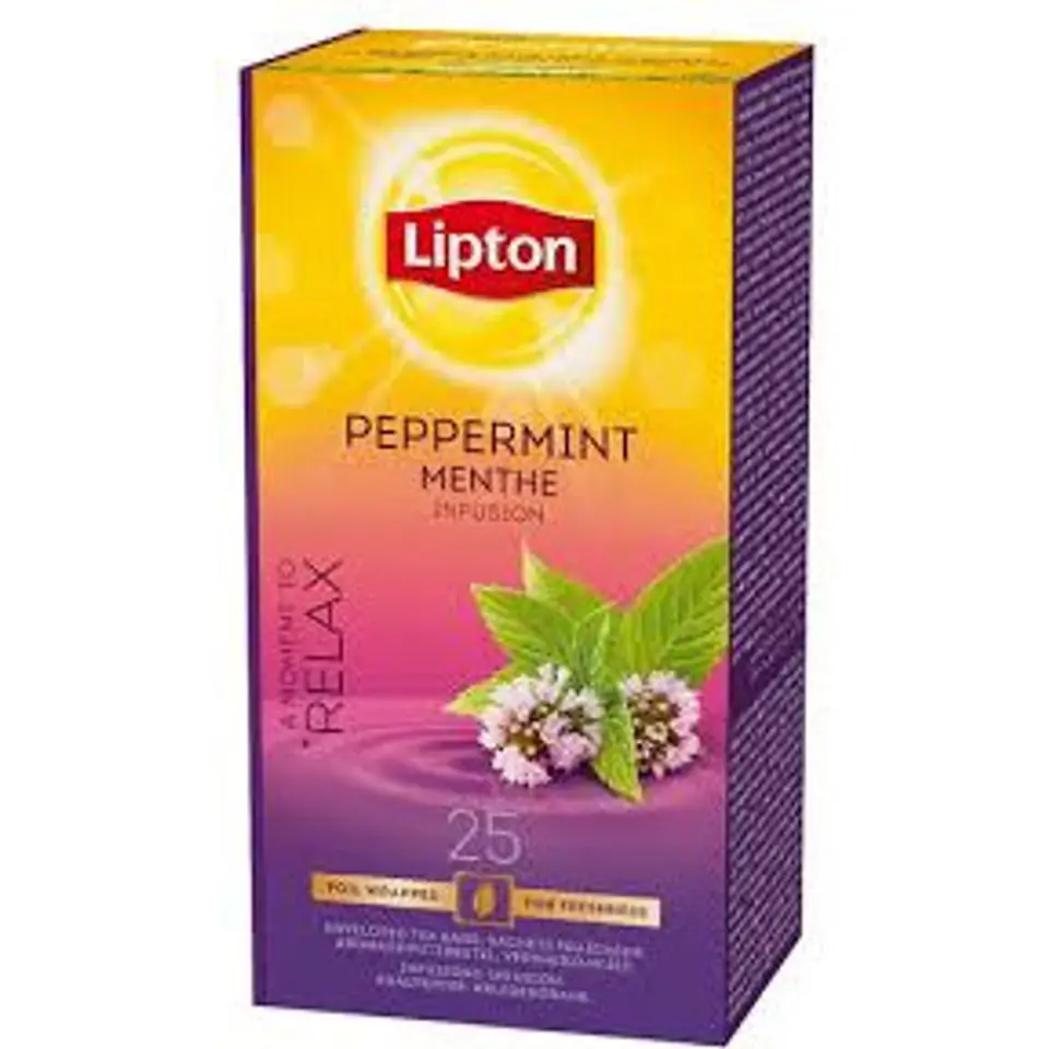 Herbata LIPTON PEPERMINT CLASSIC 25k.fol ziołowa