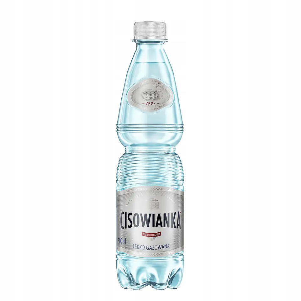 Woda mineralna CISOWIANKA 0.5L (12szt) lekko gazowana z kaucją