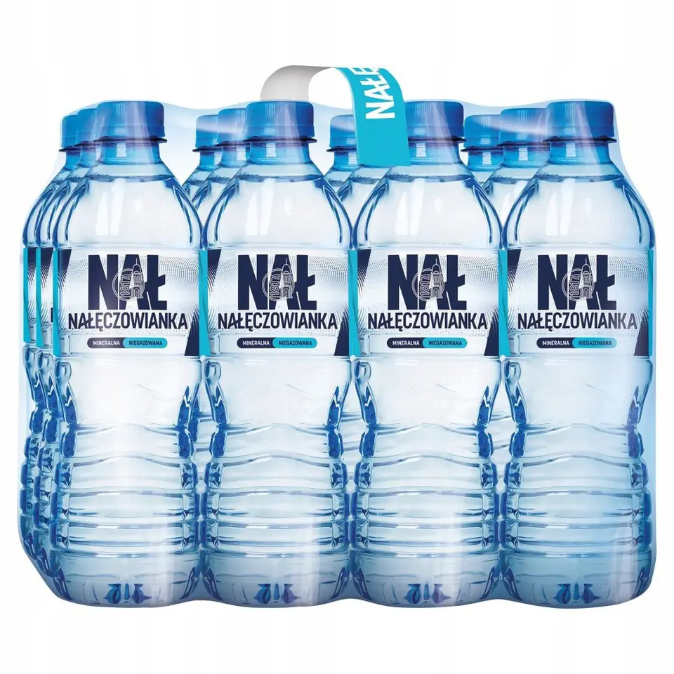 Woda mineralna NAŁĘCZOWIANKA 0.5L (12szt) niegazowana z kaucją