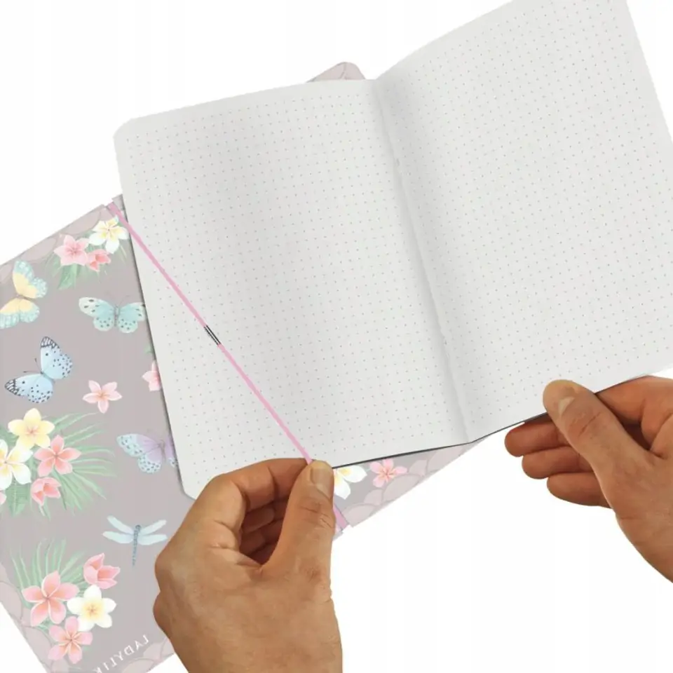 Notatnik Flex A6 40 kartek w kropki Notes Ladylike Butterflies 50044313 HERLITZ