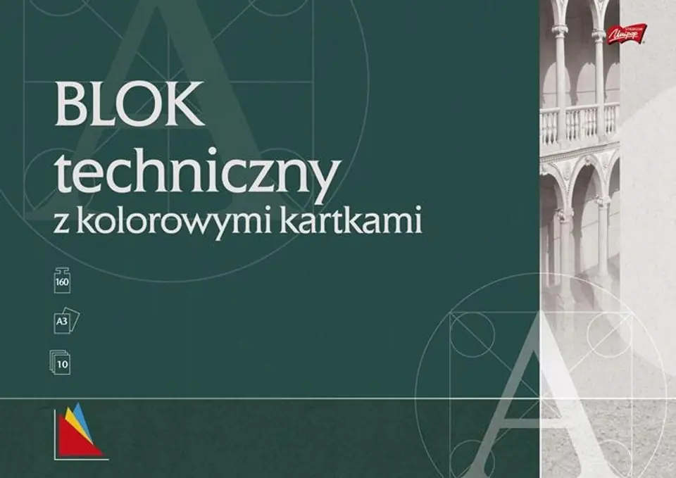 Blok techniczny A3 10k kolor UNIPAP