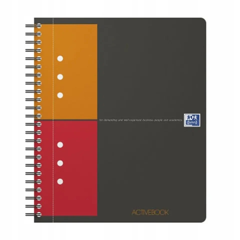 Kołonotatnik A5 80k kratka PP OXFORD Activebook International 100102880