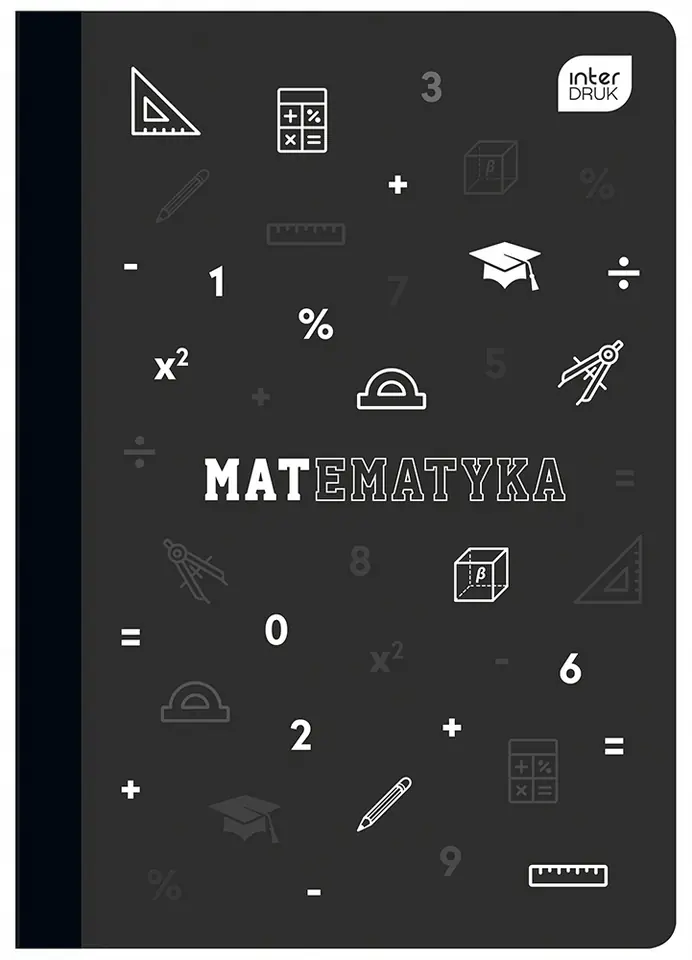 Zeszyt A5 60k kratka 70g MATEMATYKA INTERDRUK