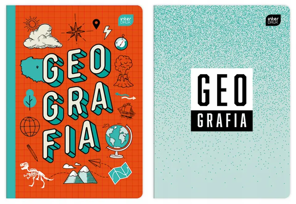 Zeszyt A5 60k kratka GEOGRAFIA INTERDRUK