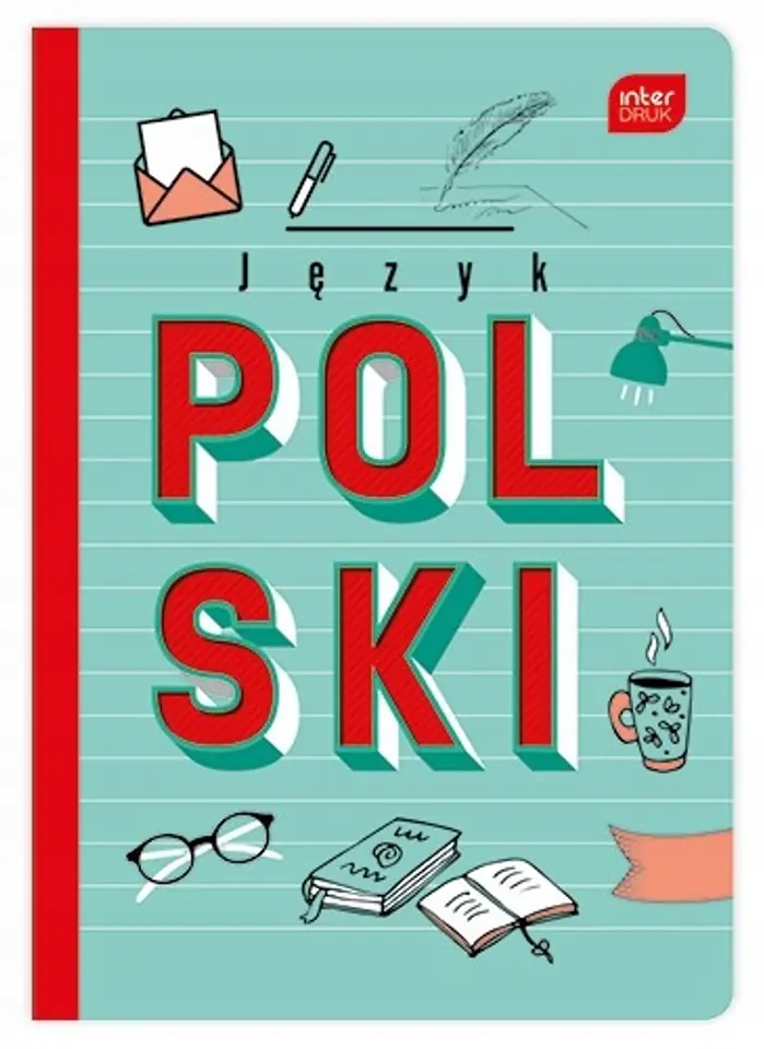 Zeszyt A5 60k linia JĘZYK POLSKI INTERDRUK