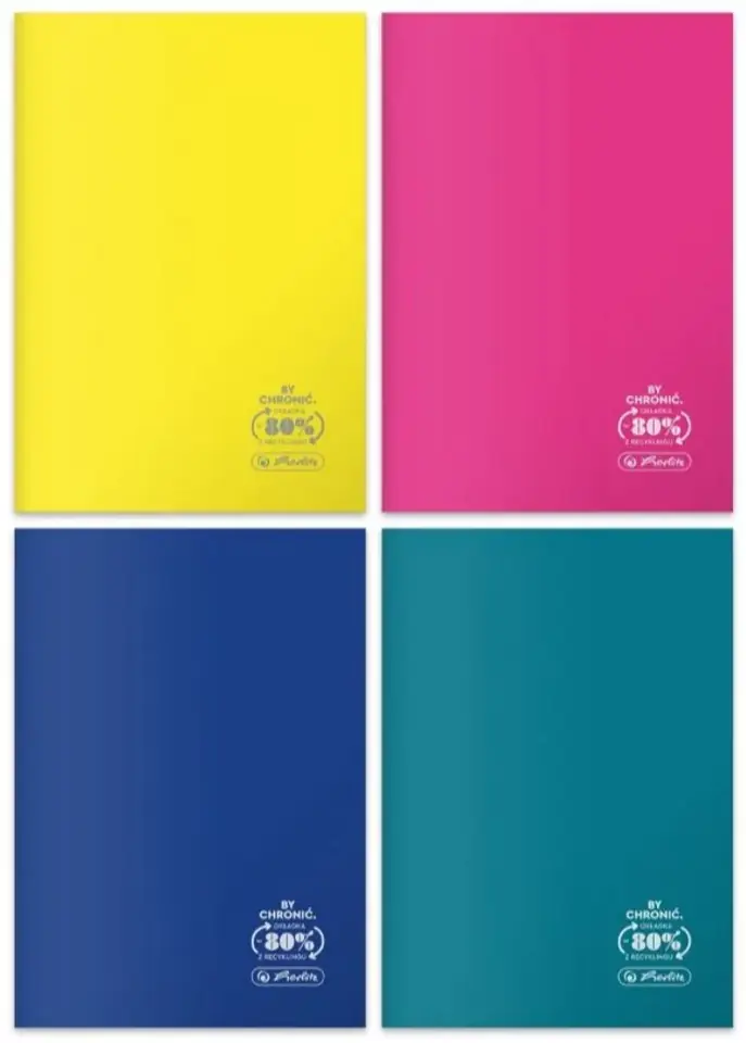 Zeszyt szkolny A5 60 kartek w linie 70g ECO PP Colors 9552019 HERLITZ