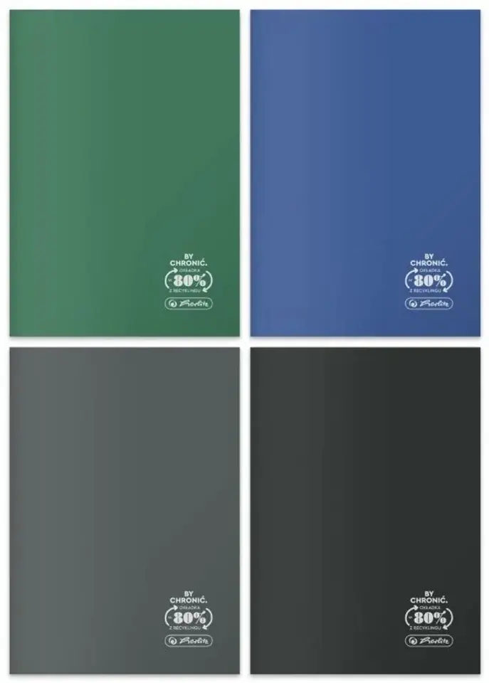 Zeszyt szkolny A5 60 kartek w linie 70g ECO PP Ocean Colors 9552399 HERLITZ