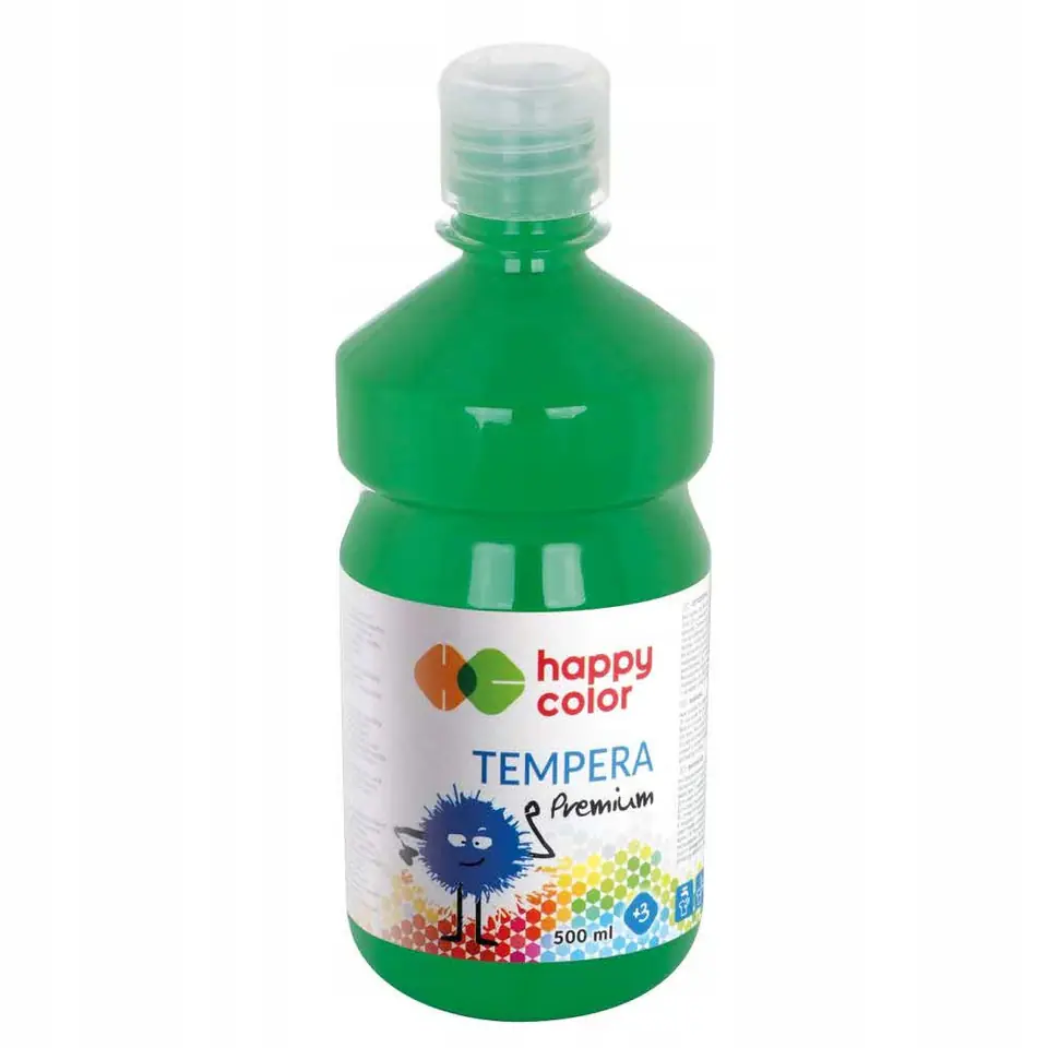 Farba TEMPERA Premium 500ml zielona HAPPY COLOR HA 3310 0500-5