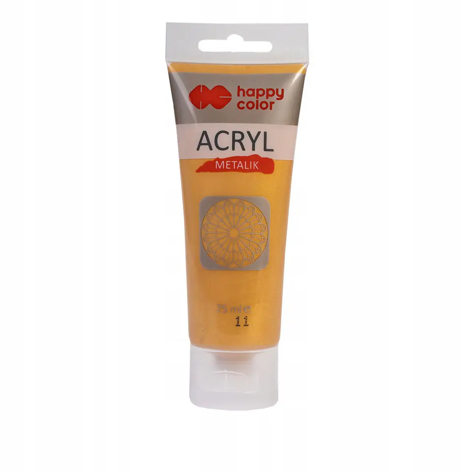 Farba akrylowa 75ml.złota HA 7370 0075-11 Happy Color
