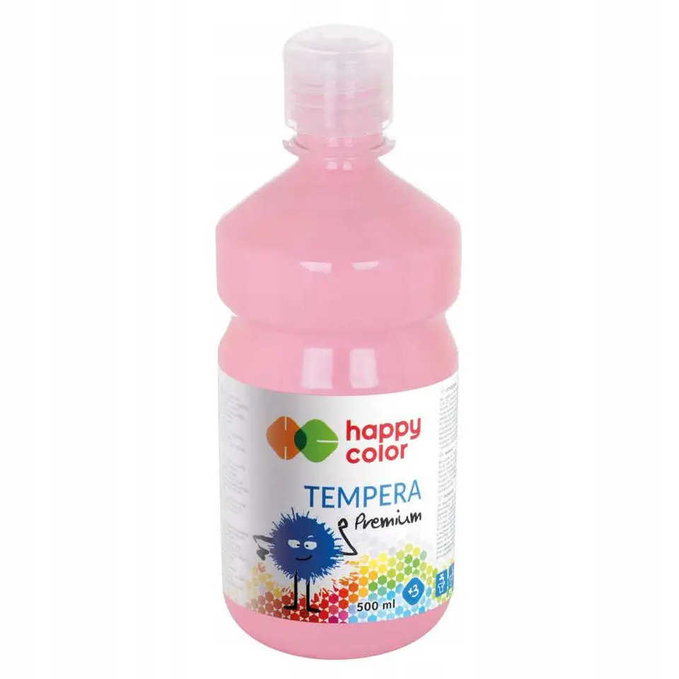 Farba TEMPERA Premium 500ml różowa HAPPY COLOR HA 3310 0500-20