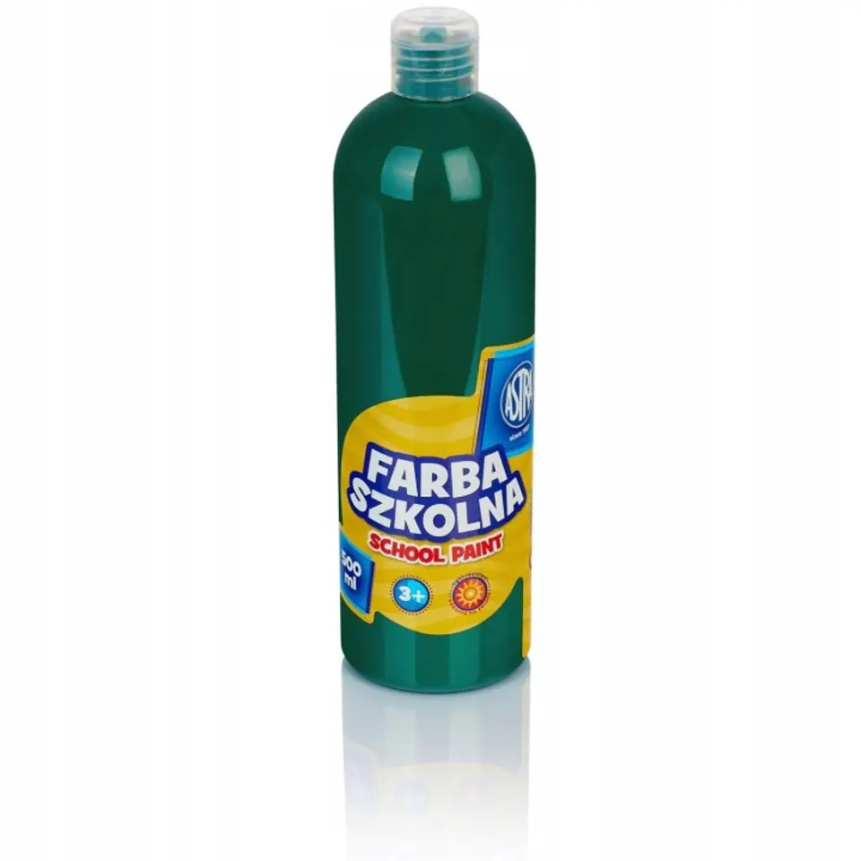 Farba plakatowa w tubkach 500ml szkolna zielona ciemna 301109005 ASTRA