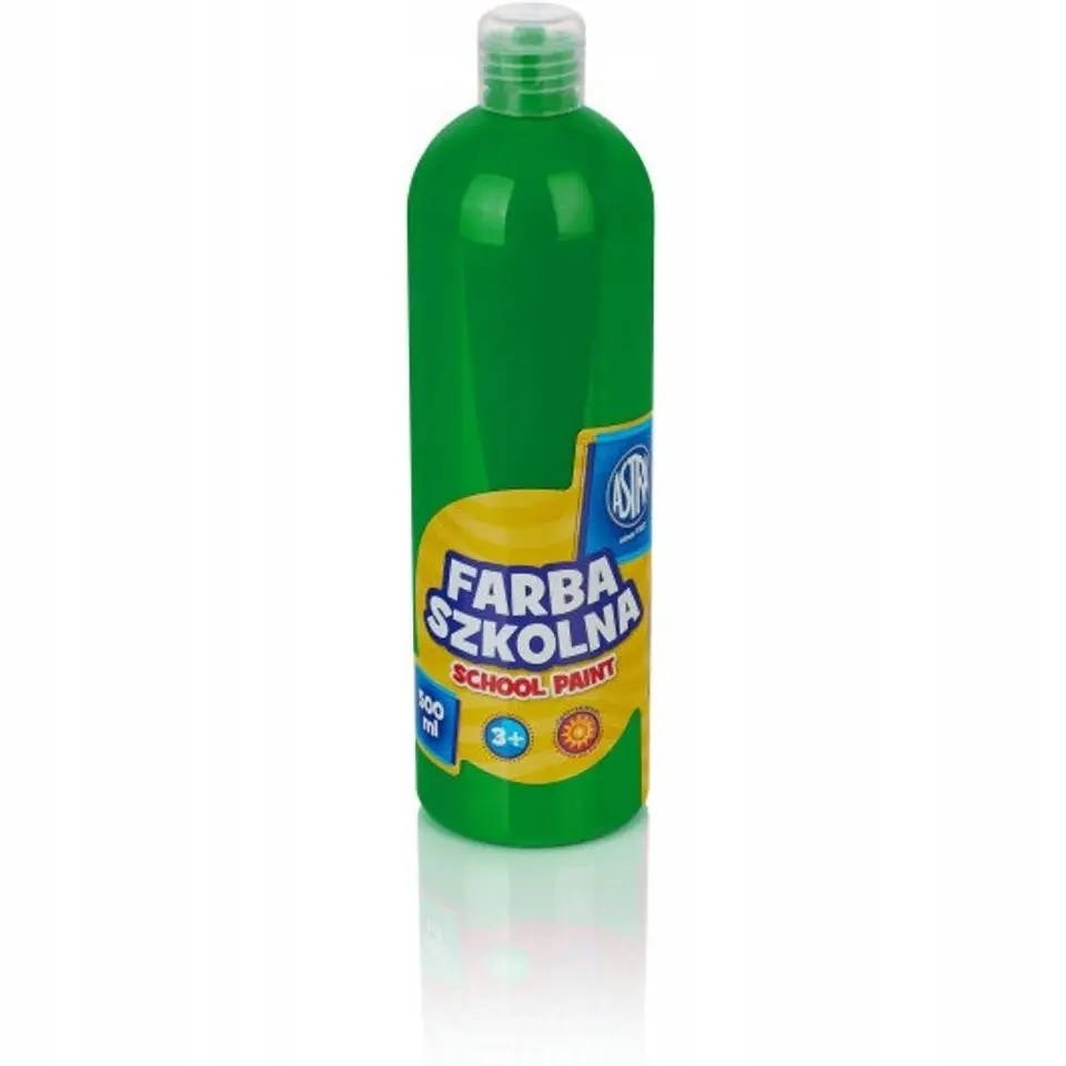 Farba szkolna 500 ml - zielona jasna 83410902 ASTRA