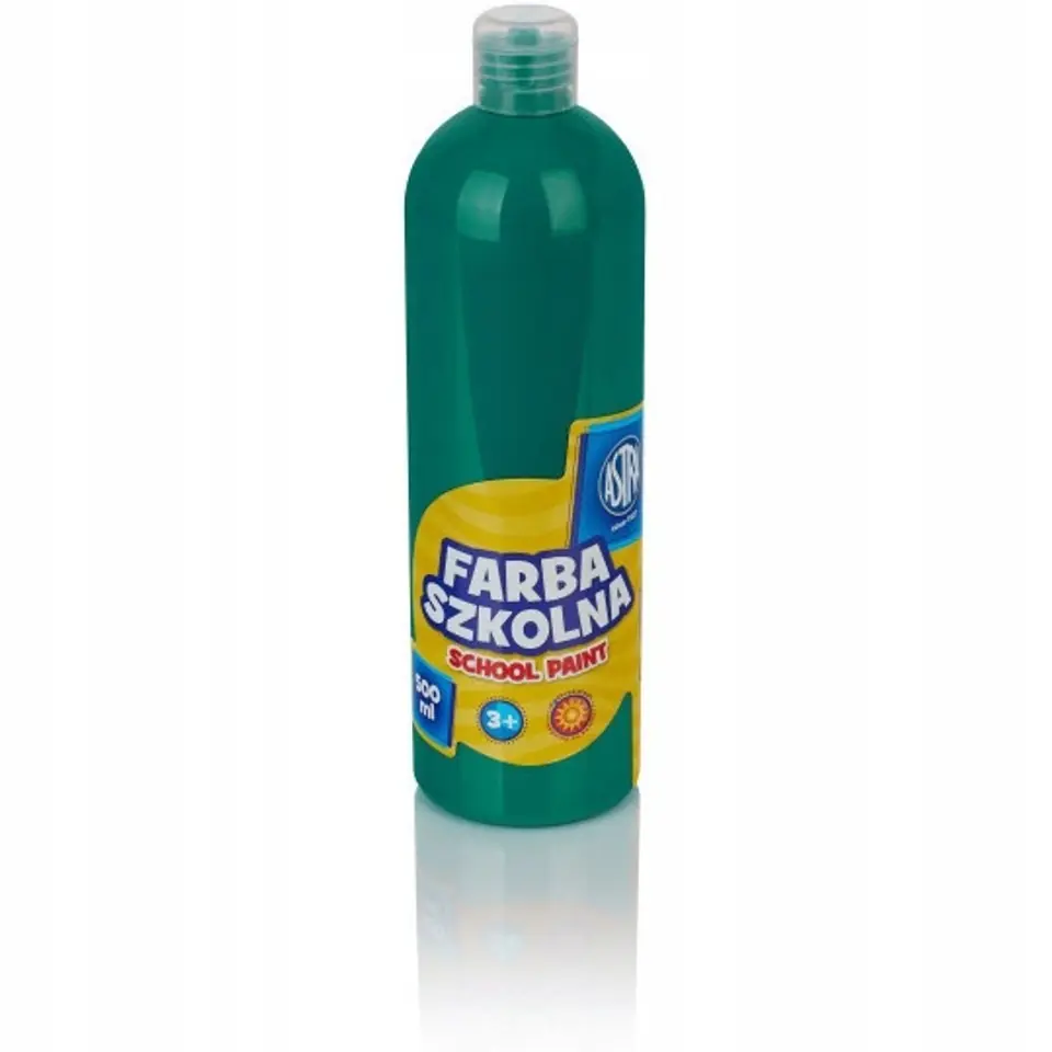 Farba plakatowa w tubkach 500ml szkolna szmaragdowa 301112010 ASTRA