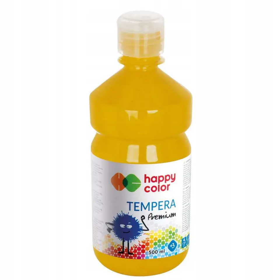 Farba TEMPERA Premium 500ml ciemnożółty HAPPY COLOR HA 3310 0500-16