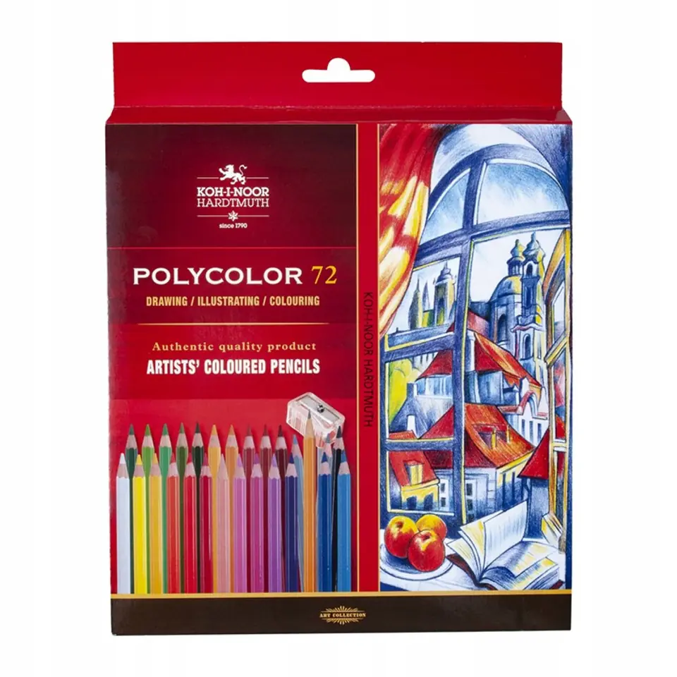 Kredki POLYCOLOR 72 kolory 3837 KOH-I-NOOR