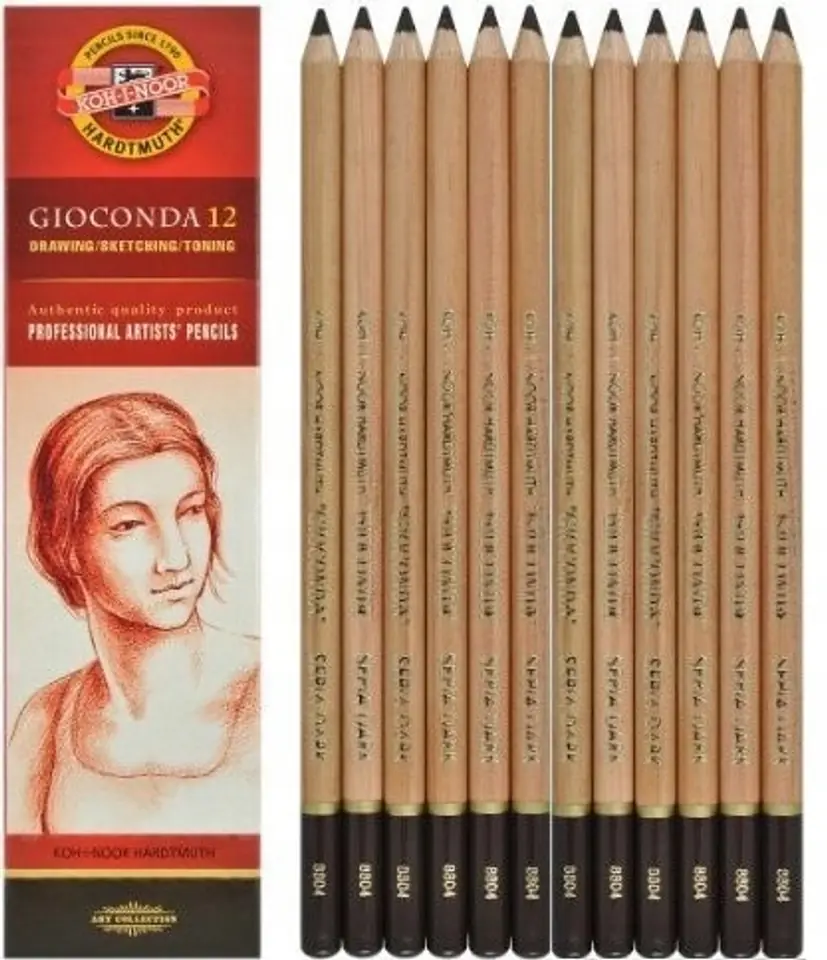 Kredka pastela GIOCONDA sepia (12) 8804 KOH-I-NOOR