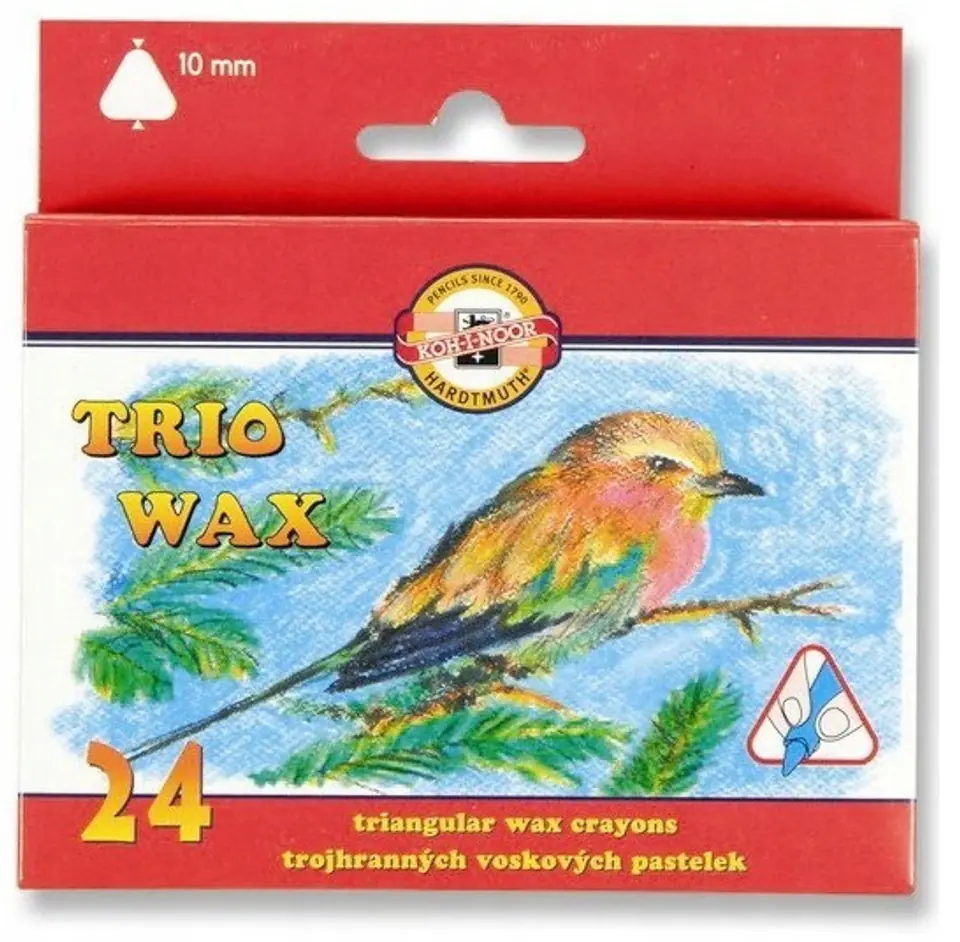 Kredki TRIO WAX JUMBO 24 kol. 10mm 8274/2 KOH-I-NOOR