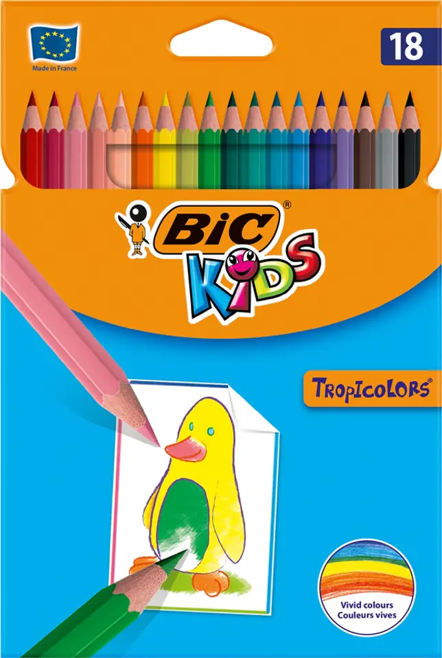 Kredki BIC Tropicolor 18kolorów 832567