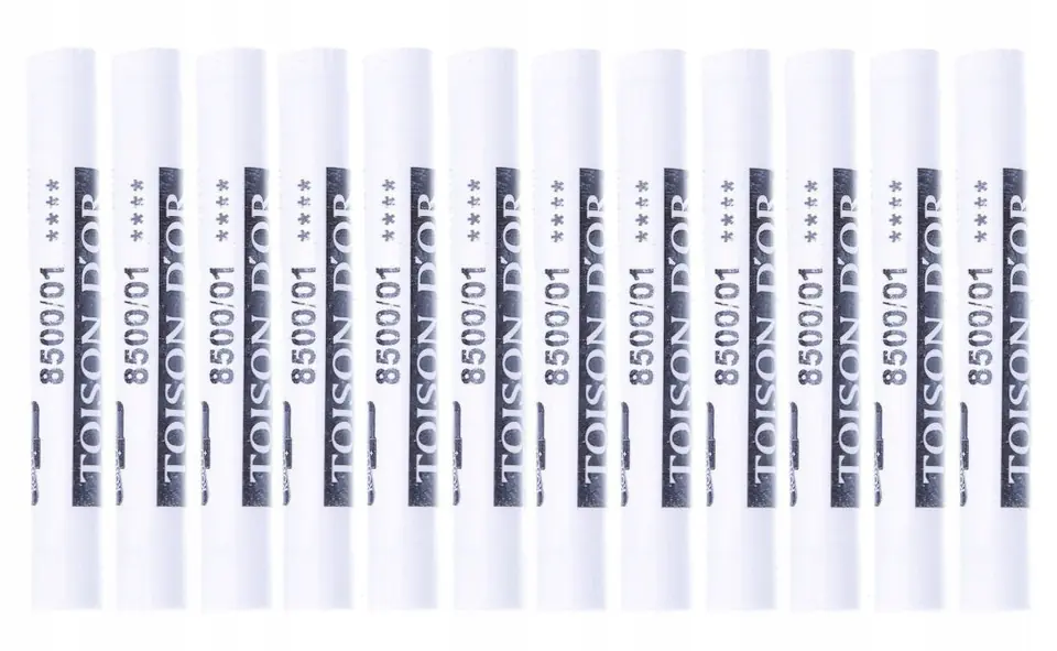 Kredki pastele suche TITANIUM WHITE (12szt.) 8500/01 KOH-I-NOOR