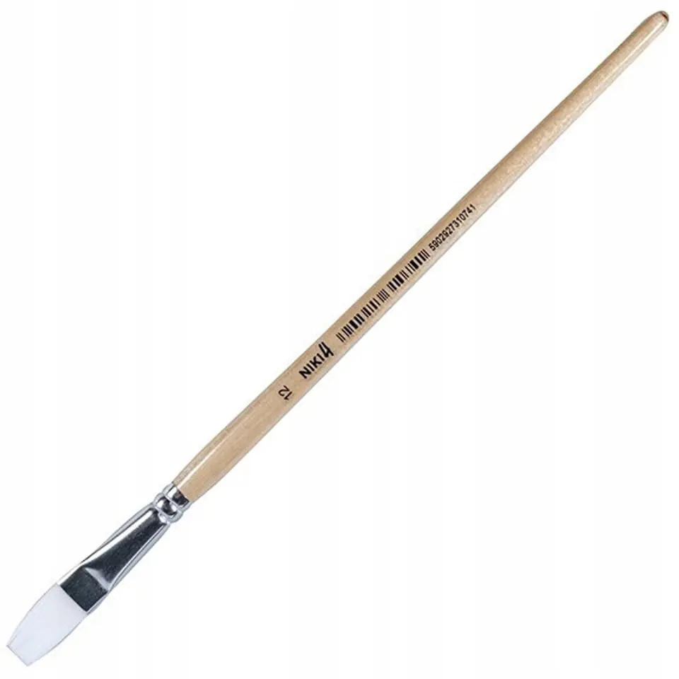 Pędzle nylonowe płaskie nr 12 6812 KOH-I-NOOR