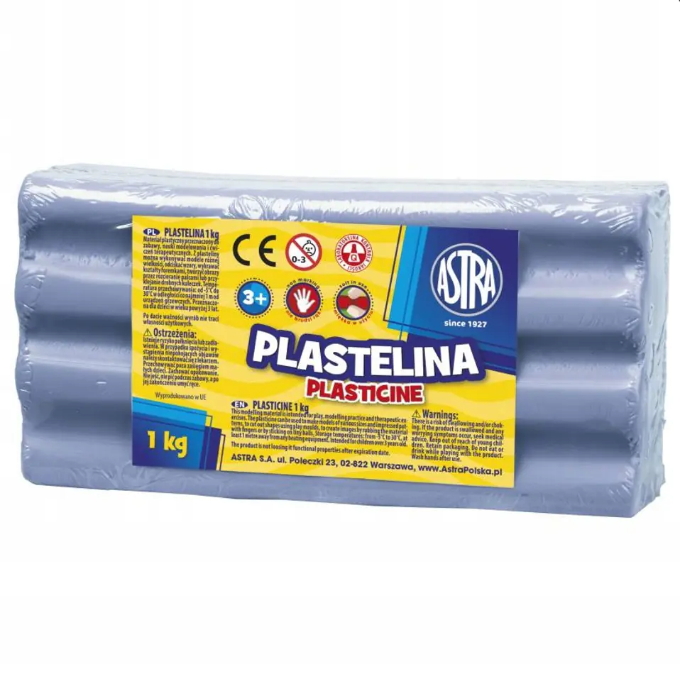 Plastelina Astra 1 kg błękitna 303111014 ASTRA