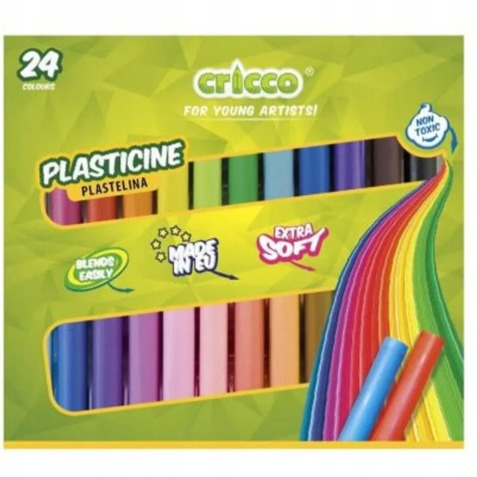 Plastelina CRICCO 24kolory CR370K24